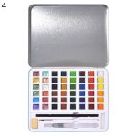 Ensemble de peinture a pigments aquarelle, 12 / 36 / 48 couleurs, paillettes nacr�es, bo�te de rangement ...