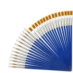 Ensemble de pinceaux a peinture pour enfants, 100 pices, pour aquarelle, peinture a l'huile, pinceau ...