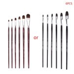 Ensemble de pinceaux a tte ronde, imprims violets, poils de loup, meilleure brosse pour peinture sur ...