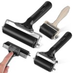 Ensemble de rouleaux en caoutchouc de haute qualité pour la peinture, la gravure, la teinture et la création ... Ensemble de rouleaux en caoutchouc de haute qualité pour la peinture, la gravure, la teinture et la création ...