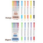 Ensemble de stylos marqueurs a double pointe, 25 couleurs, mignons, pour la rentre scolaire, papeterie ...