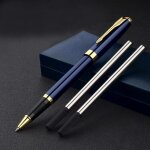 Ensemble de stylos en m�tal (encre noire), stylo signature en m�tal professionnel, ensemble de stylos ...