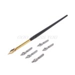 Ensemble de stylos a plume pour dessin, calligraphie, encre trempe, signature, ecriture antique, cadeaux ...