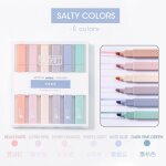 Ensemble de stylos surligneurs morandi, 24 couleurs pastel fluo pour marqueurs de texte scolaire, papeterie ...