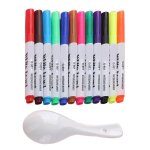 Ensemble de surligneurs pastels, 12 / 8 couleurs assorties, fournitures scolaires et de bureau