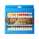 Ensemble de tubes professionnels pour peinture a l'huile, 24 couleurs, pigment de dessin, peinture, artiste ... Ensemble de tubes professionnels pour peinture a l'huile, 24 couleurs, pigment de dessin, peinture, artiste ...