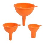 Entonnoir en silicone de qualit multifonctionnelle, a large bouche, pour huile, liquide, vin, canette, ...