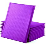 Enveloppes a bulles en poly violet, enveloppes a bulles pour emballage cadeau, sac a bulles auto - scellant, ...