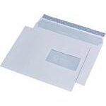 Enveloppes c5 162 x 229 mm blanche 100g avec fen�tre 45x100 par 500