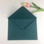 Enveloppes carres / rectangulaires avec perles, 4 pices, pour cartes d'invitation ou de mariage, couleur ...