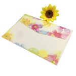 Enveloppes carres / rectangulaires avec perles, 4 pices, pour cartes d'invitation ou de mariage, couleur ...