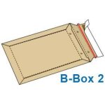 Enveloppe carton b - box 2 marron format 215x270 mm - lot de 5