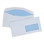 Enveloppes gpv c6 / 5 80 g / m blanc avec fen�tre gomm�e - 1000 unit�s