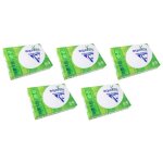 Equality lot de 5 ramettes 500 feuilles papier 80g a4 210x297 mm certifi� pefc 50% recycl� blanc
