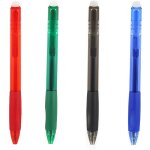 Erasable gel pens, erasable gel ink, 0. 7 mm tip rubbing pen with rubber, black, blue, red & green (pack ...