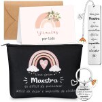 Ersan - coffret cadeau pour enseignante d'cole primaire - comprend trousse de maquillage, porte - cls, ...