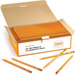 Ersan - crayon papier, paquet de 350 crayon hb, pr - taills en bois avec gomme pour une ecriture douce ...