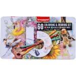 Ersan - expression set coloriage, 60 pices : 44 crayons de couleur, 12 crayons mtalliques, 2 crayons ...