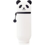 Ersan - trousse, trousse ecole 2 en 1 en silicone souple, kawaii panda porte - plume, extensible porte ...