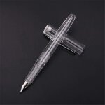 Ershi - 1 stylo plume spirale transparent a pointe fine 0, 5 mm[533]