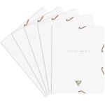 Ershi - 104514c - un paquet de 5 chemises a elastique 3 rabats flying spirit 24x32cm, couverture en carte ...