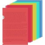 Ershi - 30 pices chemise plastique a4, transparente pochettes chemise coin a4, pochette porte document ...