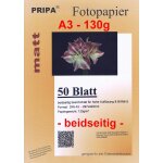 Ershi - lot de 50 feuilles de papier photo pour imprimante a jet d'encre - mat des deux cts - sans ...