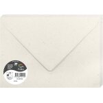 Ershi - 55013c - paquet de 20 enveloppes gommes - format c5 (16, 2x22, 9cm) - 120g - papier natura 100% ...