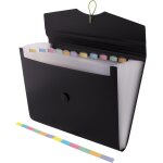 Ershi - 5580 - trieur extensible 12 poches a4 extensible classeur documents accordon classeur pochettes ...