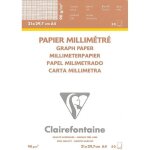 Ershi - 97135c bloc coll papier vlin millimtr - 50 feuilles papier millimtr brun - a4 21x29, 7 ...