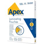 Ershi - apex a4 pochettes de plastification 100 microns 100 feuilles plastifieuse finition brillante ...