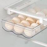Ershi - boîte de rangement d'?ufs a tiroir transparence tiroir boite oeufs egg storage box avec glissières ... Ershi - boîte de rangement d'?ufs a tiroir transparence tiroir boite oeufs egg storage box avec glissières ...