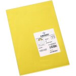 Ershi - canson iris vivaldi - paquet 50 feuilles de papier couleur a4 - 185g / m - jaune canari[289]