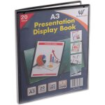 Ershi - classeur de prsentation a 20 pochettes en plastique - format a3 - 40 vues[1015]