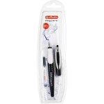 Ershi - herlitz stylo - plume my. pen, plume m, noir / blanc[140]