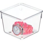 Ershi - idesign linus boite stockage pour tiroir, petit bac plastique pour couverts et autres accessoires, ...