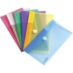 Ershi - made by tarifold 6 enveloppes recycl porte - documents plastique non perfores fermeture scratch ...