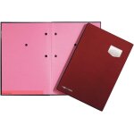 Ershi - parapheur  de luxe  a4 10 compartiments rouge[2973]
