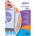 Ershi - - pochettes intercalaires a onglets personnalisables et imprimables, 12 touches, format a4 + ...