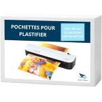 Ershi - raylu paper - lot de 100 pochettes de plastification transparentes a finition brillante, feuilles ...