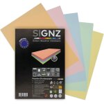 Ershi - signz lot de 175 feuilles de papier a photocopieur, format a4, couleurs (35 x 5 couleurs pastel), ...