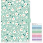 Ershi - trieur 6 compartiments a4 - trieur document a4 range document trieur fleur rangement papier administra ...