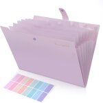 Ershi - trieur document, trieur 8 compartiments a4, dossier rangement documents avec l'tiquettes, rangement ...
