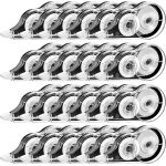 Eryi - lot de 24 rubans correcteurs, 12 m x 5 mm souris correcteur blanc mini roller de correction avec ... Eryi - lot de 24 rubans correcteurs, 12 m x 5 mm souris correcteur blanc mini roller de correction avec ...