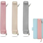 Eryi - lot de 3 pochettes a stylo en cuir pu avec bande elastique rglable, porte - stylo, porte - crayon, ...