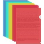 Eryi - 30 pices chemise plastique a4, transparente a4 document dossier pochette, porte document pochettes ...