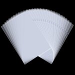 Eryi - lot de 40 chemise plastique a4 transparent, dossiers pochette plastiques, 180 microns, pochettes ...