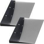 Eryi - a115148 - classeur a anneaux diamond, din a5, 2 pices, noir, hauteur de remplissage 20 mm, classeur ...