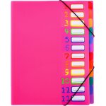 Eryi - a4 trieur extensible dossier de fichiers a insertion 12 compartiments trieur a soufflet accordon ...