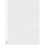 Eryi - quality, pochettes plastique perfores a4, matire graine mate transparente, ouverture sur le ...